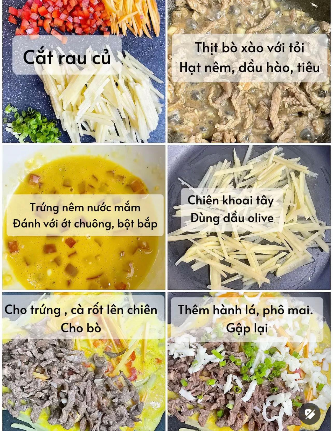 Bánh Kẹp Bò Khoai Tây Phô Mai: Món Ăn Sáng Ngon Đậm Chìm, Giòn Rụm Và Hấp Dẫn