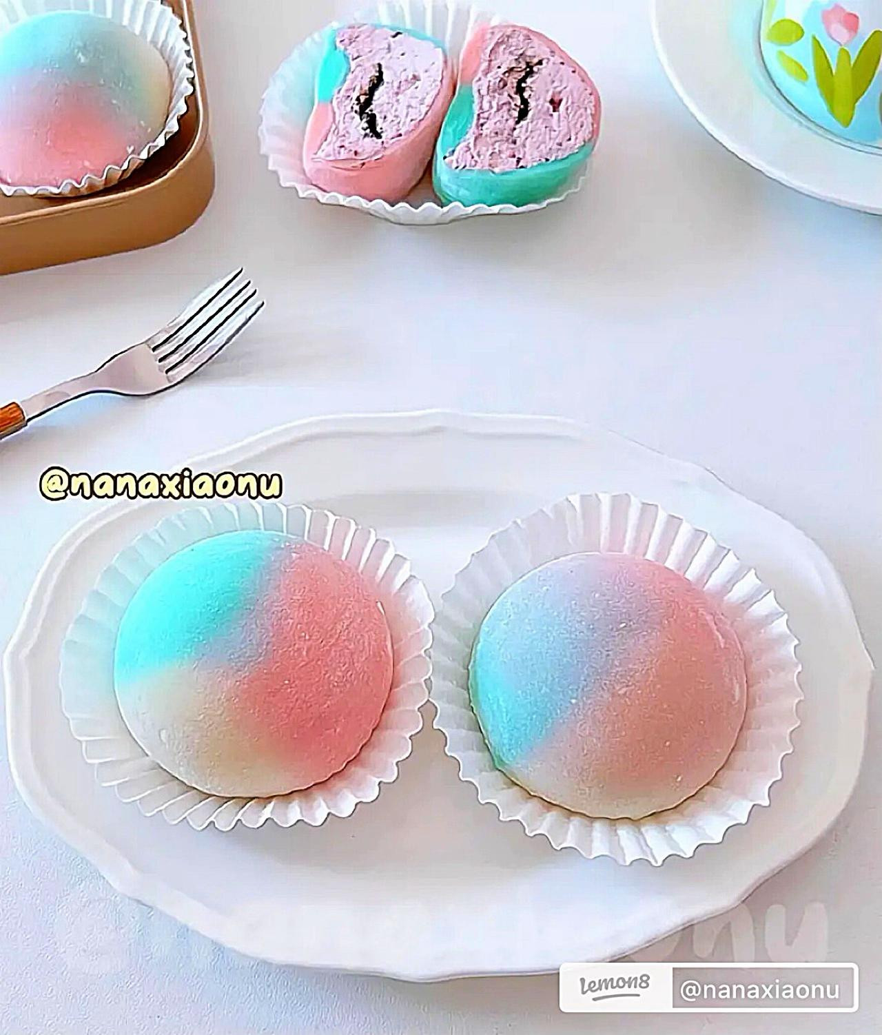 Bánh Mochi Galaxy Nhân Kem Việt Quất: Hướng Dẫn Chi Tiết Cách Làm Vỏ Nhiều Màu Và начинка Kem Oreo