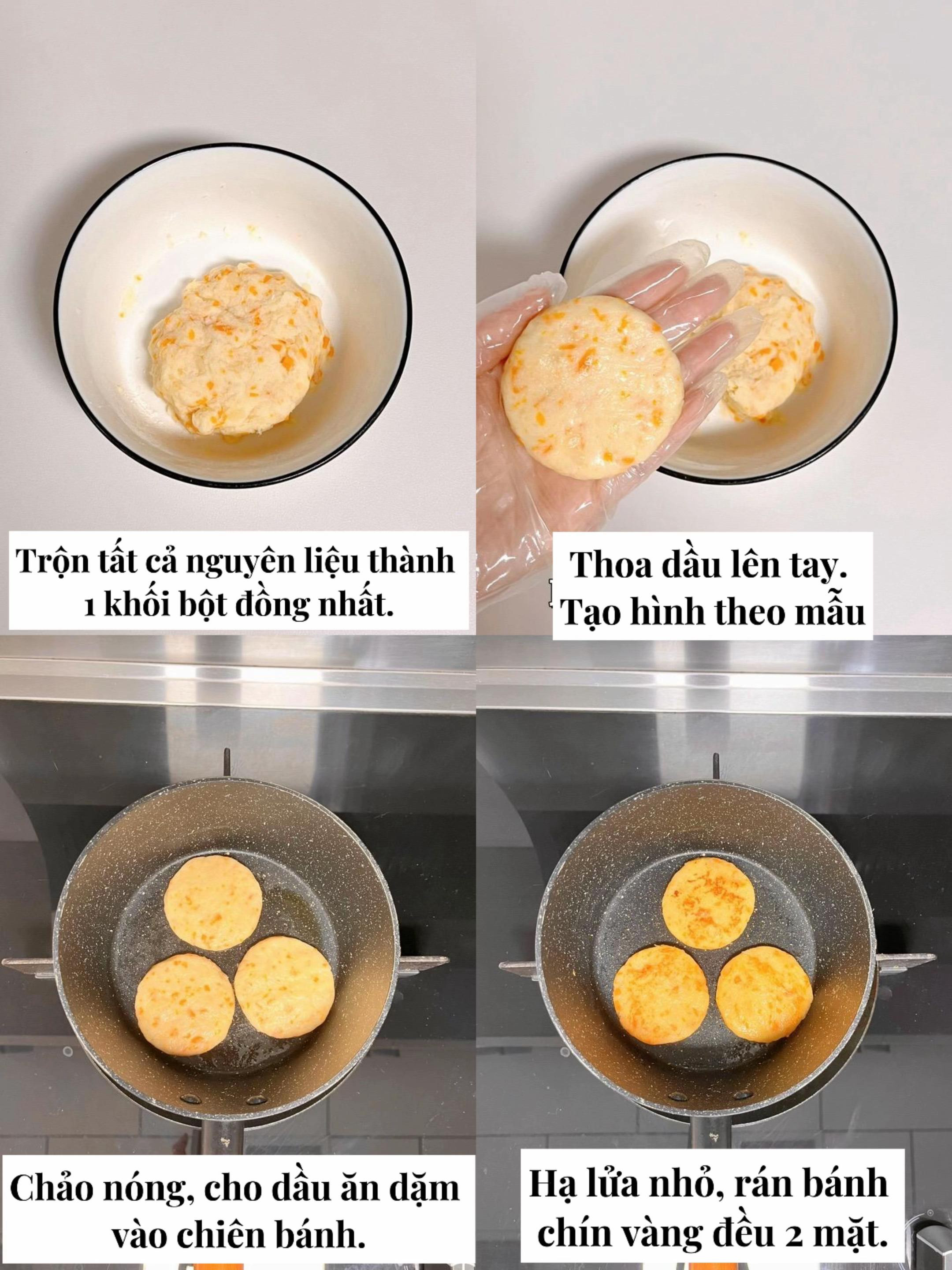 Bánh Rán Cá Khoai Tây Dành Cho Bé Trên 10 Tháng
