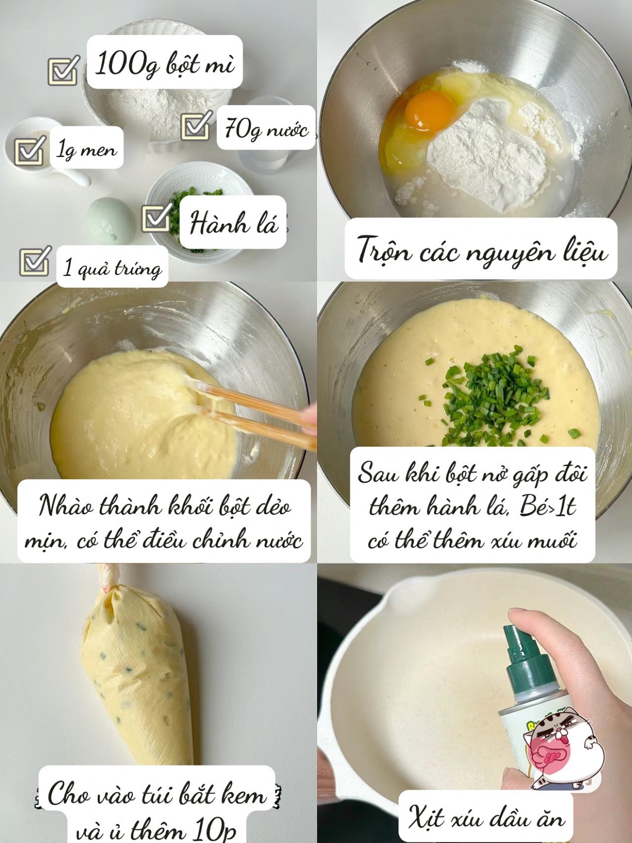 Bánh Rán Hành Lá Mềm Ngon Cho Bé, Công Thức Đơn Giản Nhanh Gọn