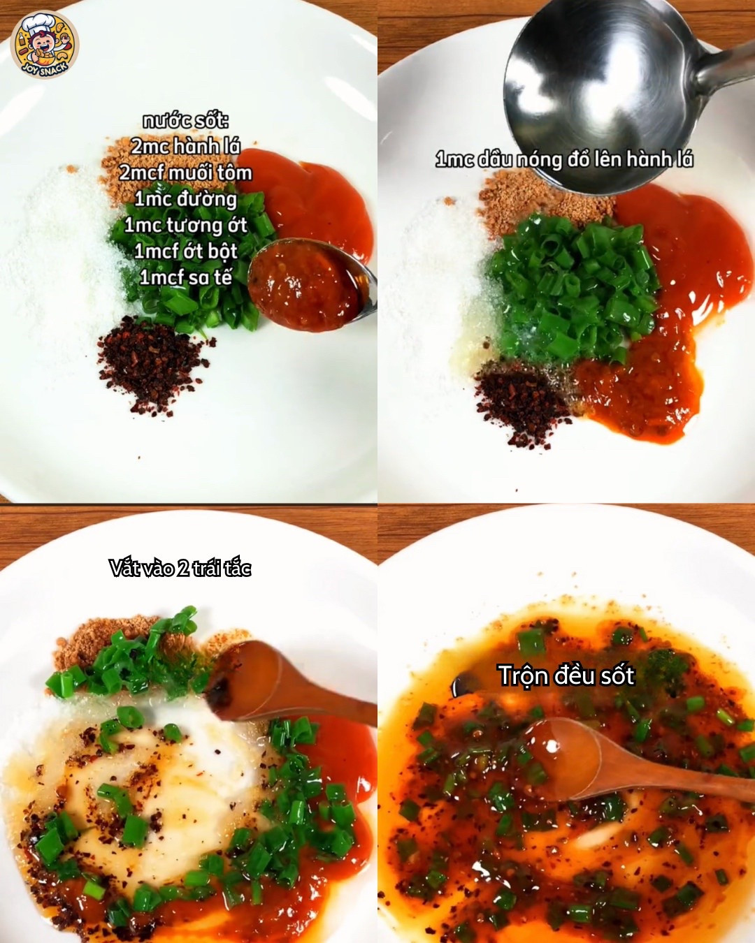 Bánh tráng trộn sốt tắc chua cay, công thức làm món ăn vặt ngon tuyệt