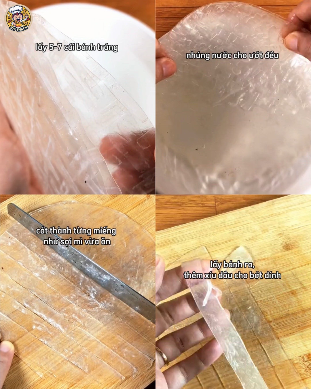 Bánh tráng trộn sốt tắc chua cay, công thức làm món ăn vặt ngon tuyệt