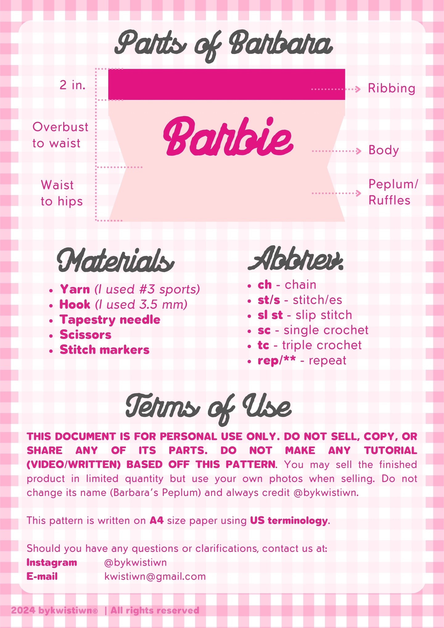 Barbara's Peplum Free Crochet Pattern: Barbie Inspired Pink Top with Ruffles