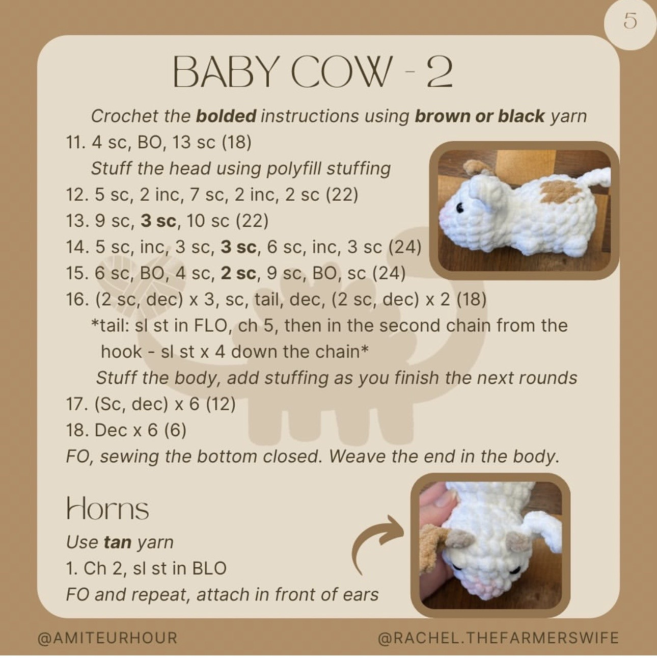 Barnyard Babies Free Crochet Pattern: Sheep, Cow, and Pig Amigurumi