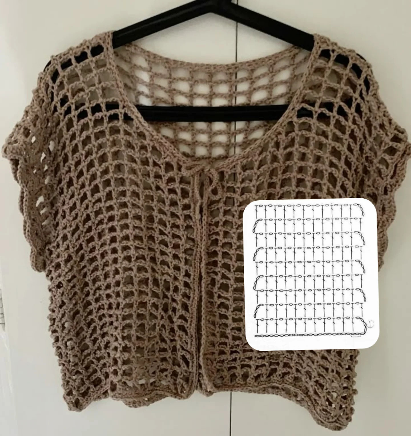 Básicos calados verano: Inspiración para tops y chalecos de crochet con hilo intermedio