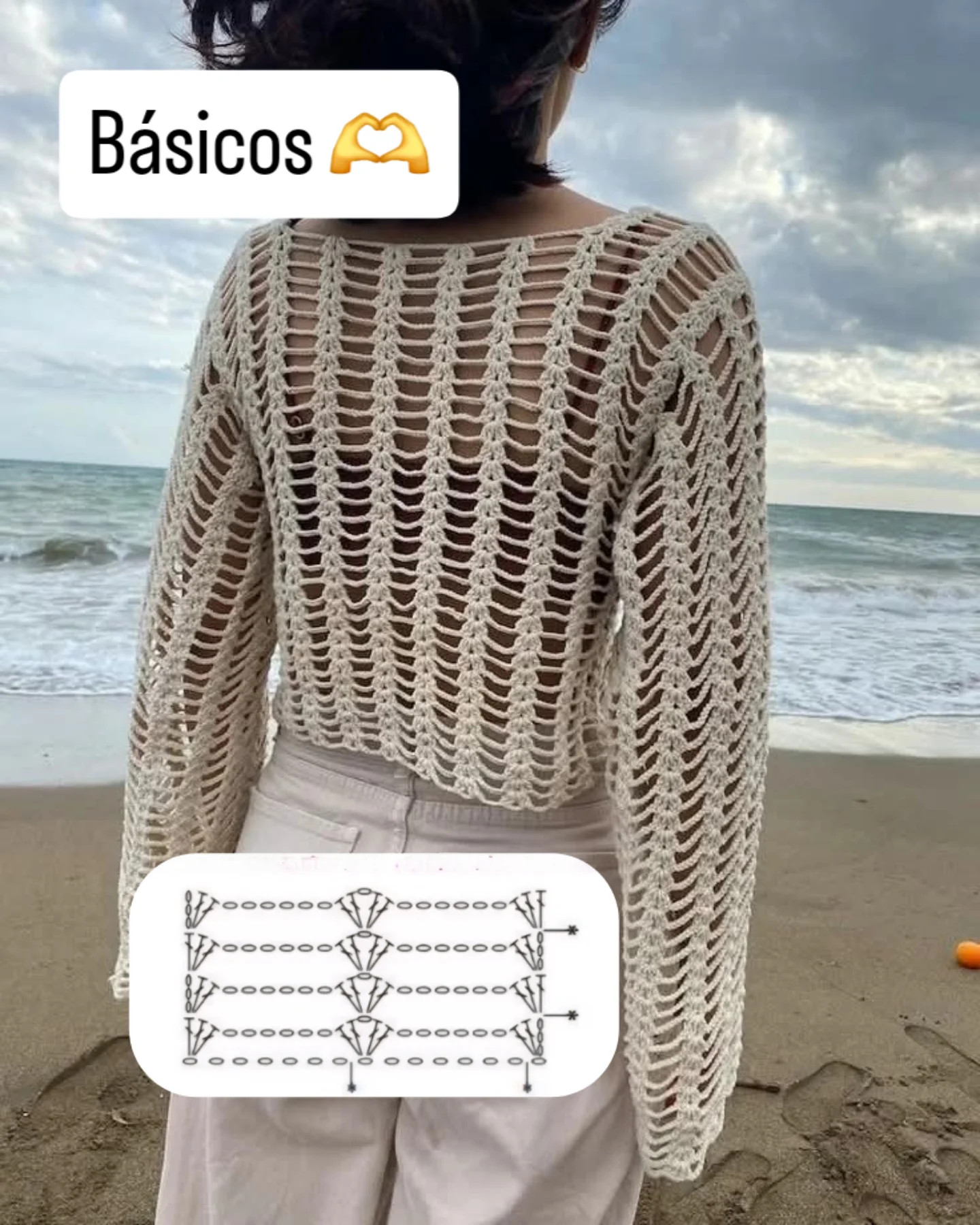 Básicos: Colección de patrones y diseños para suéteres crochet con punto vareta
