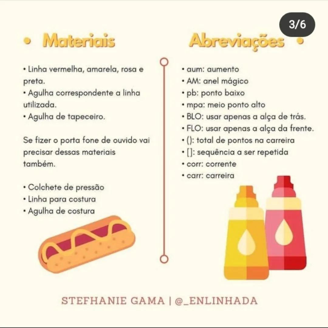 Batatinha Frita: Receita Grátis de Porta Fone Móc Len