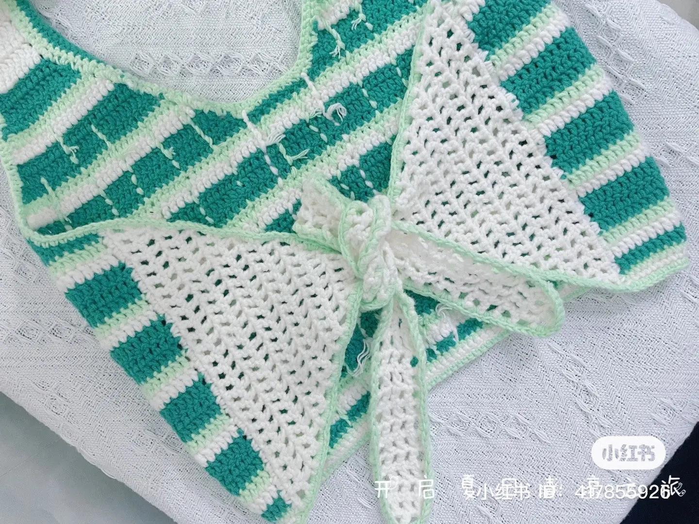 Beautiful Crochet Crop Top Charts with Flower Edges