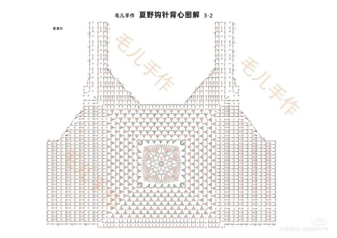 Beautiful Crochet Crop Top Charts with Flower Edges