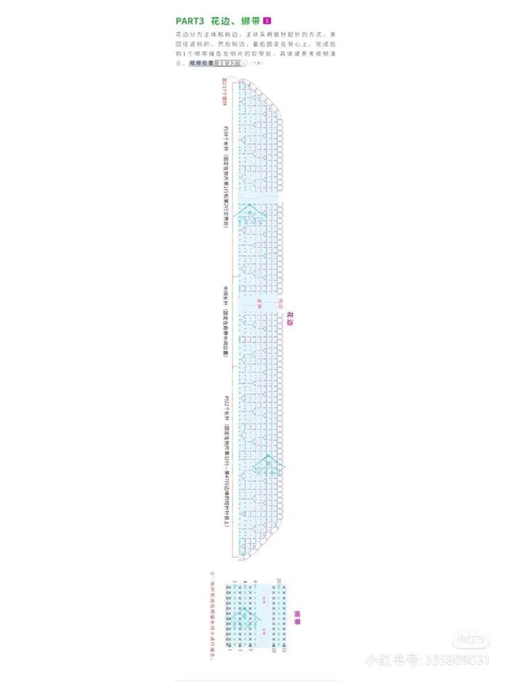 Beautiful Crochet Crop Top Charts with Flower Edges