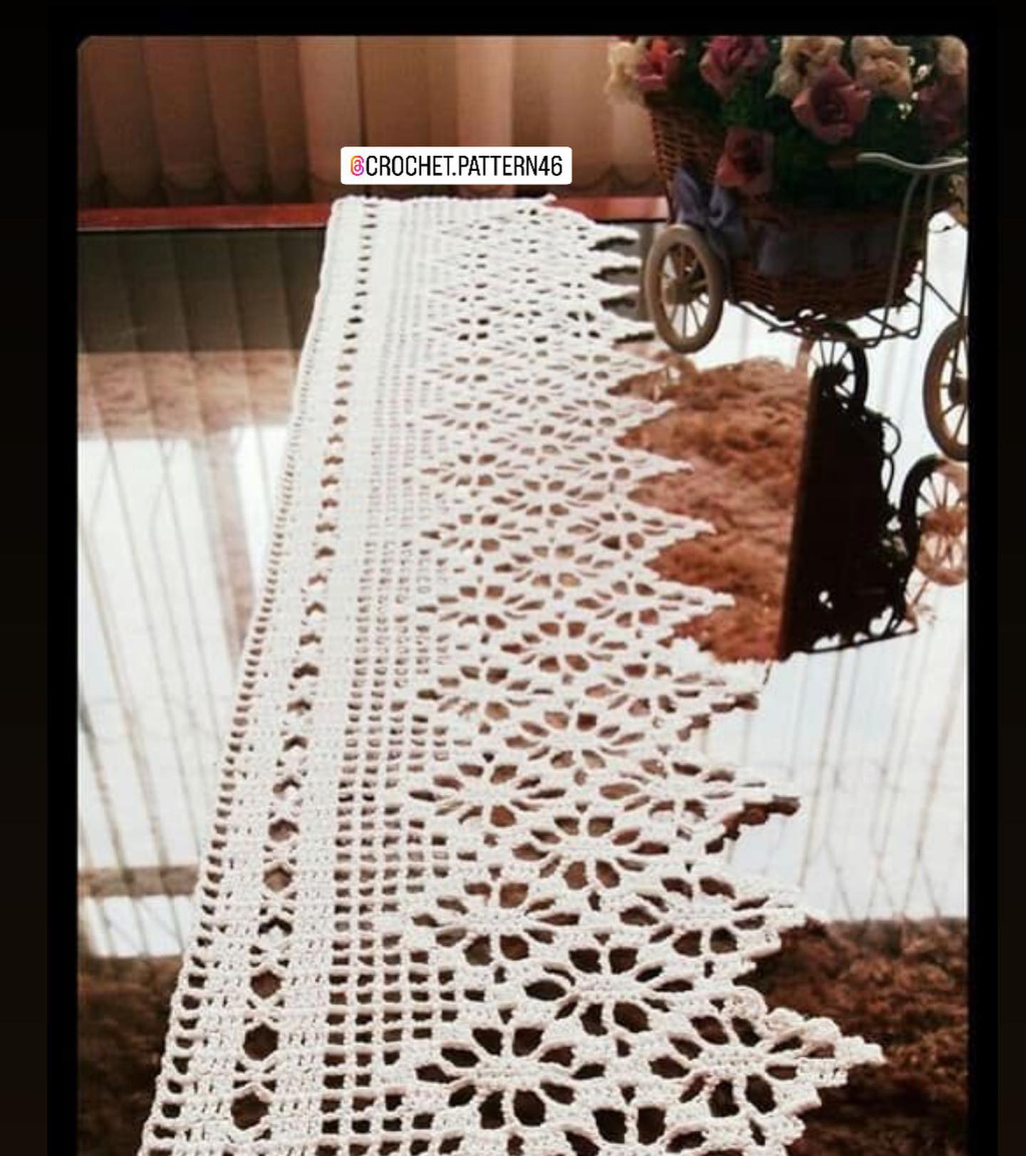 Beautiful Crochet Curtain Patterns and Charts for Decorative Home Textiles