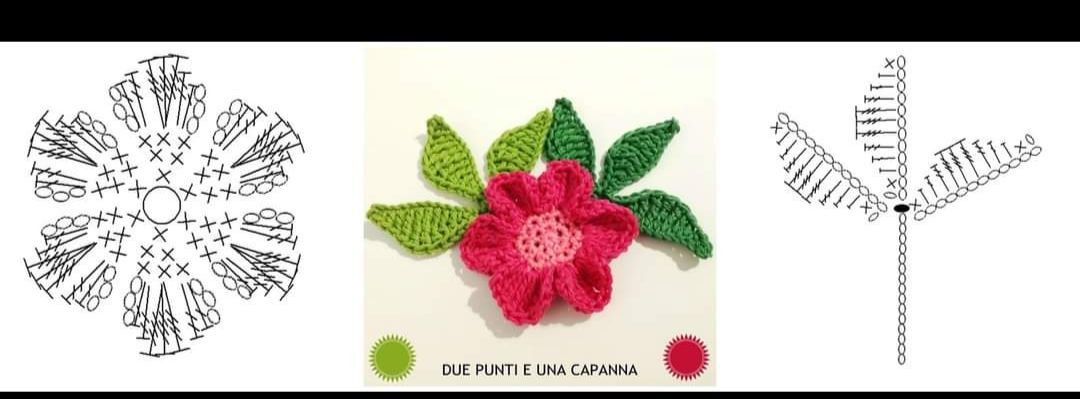 Beautiful Flower Crochet Square and Detailed Flat Charts Pattern