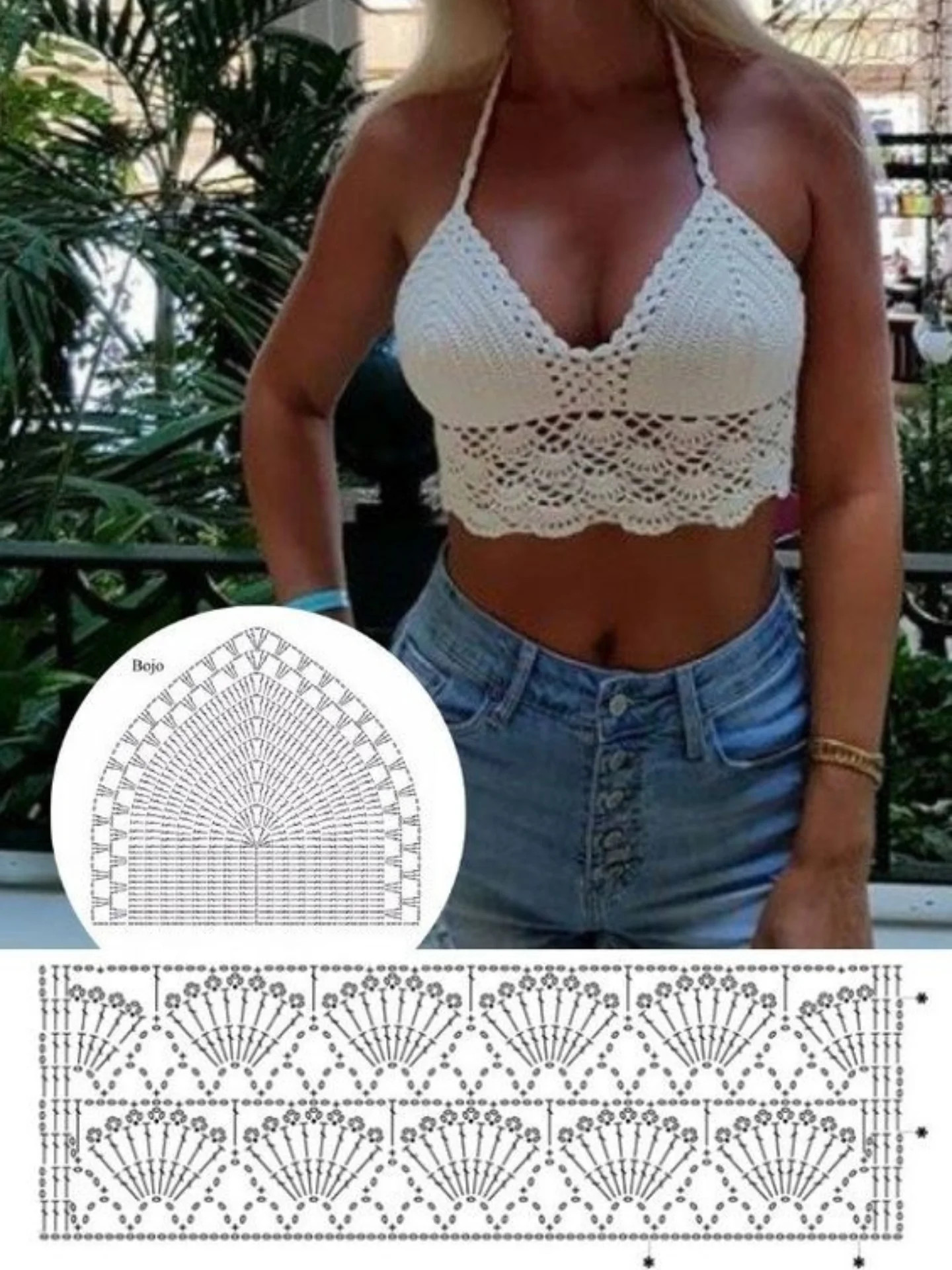 Beautiful Summer Crochet Tops: Lacy Halter, Tank, and Crop Top Patterns with Charts