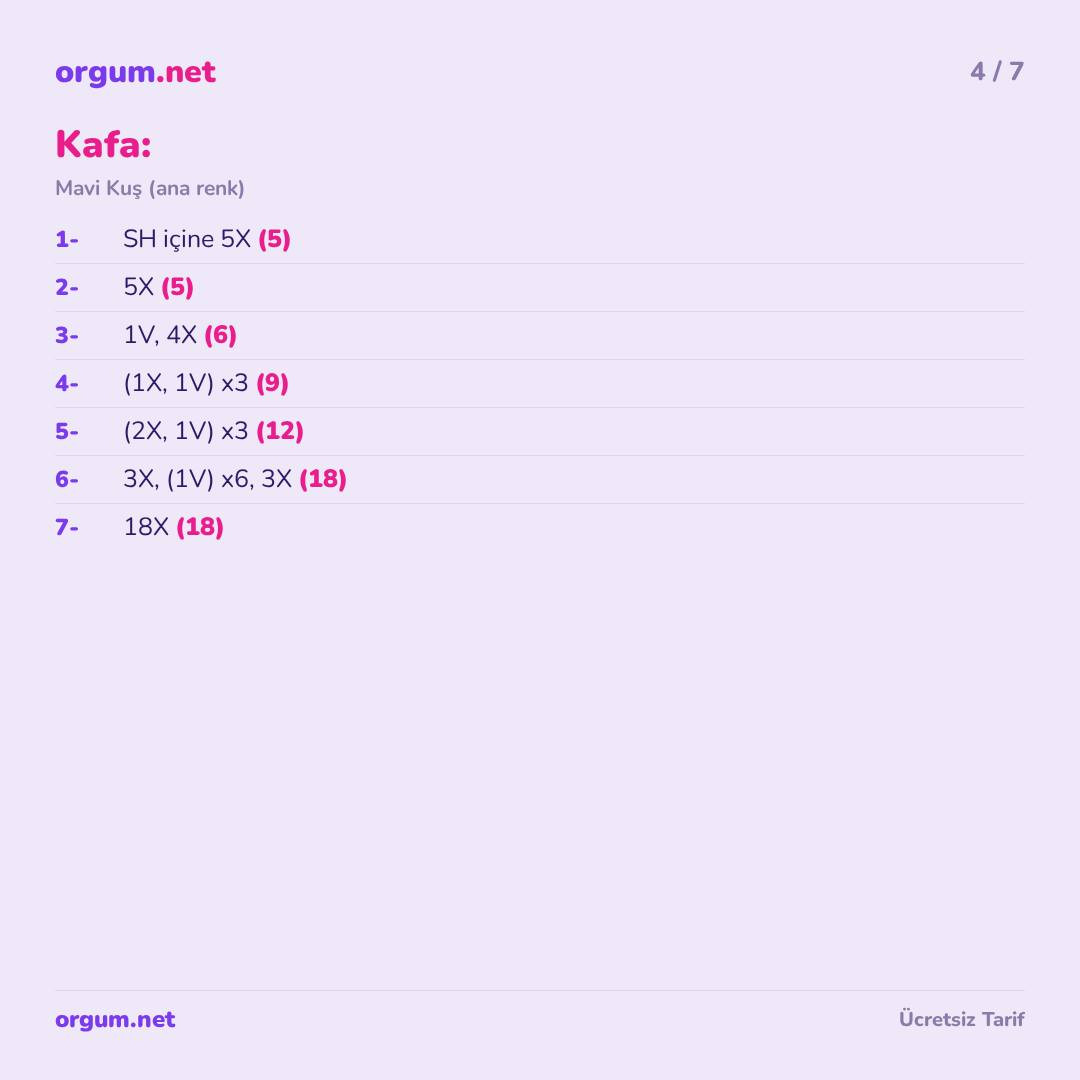 Bebek Denizatı - Amigurumi Móc Len Miễn Phí (Bản Dịch Tiếng Thổ Nhĩ Kỳ)