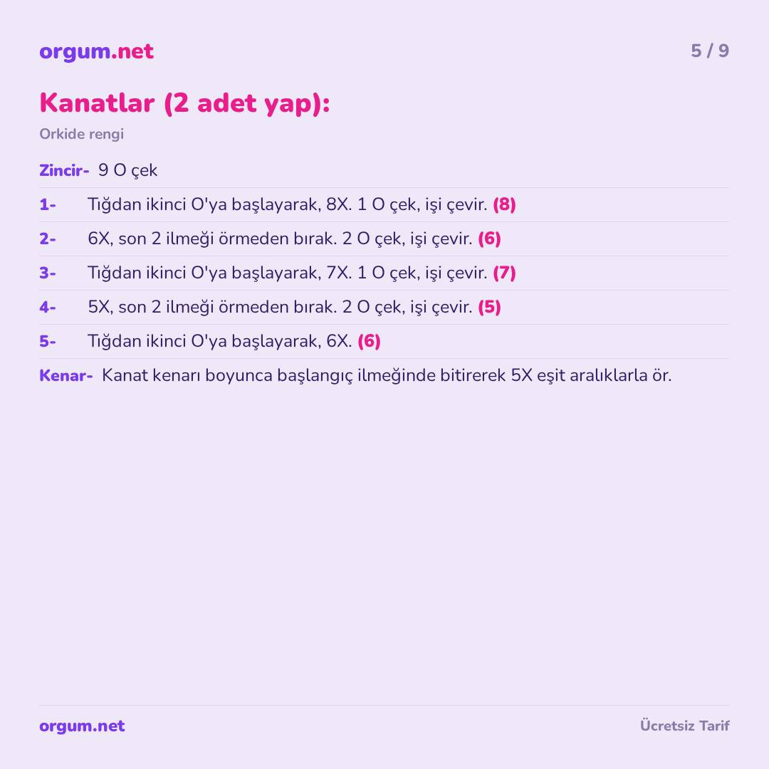 Bebek Ejderha - Amigurumi Ücretsiz Tarif (50 cm)