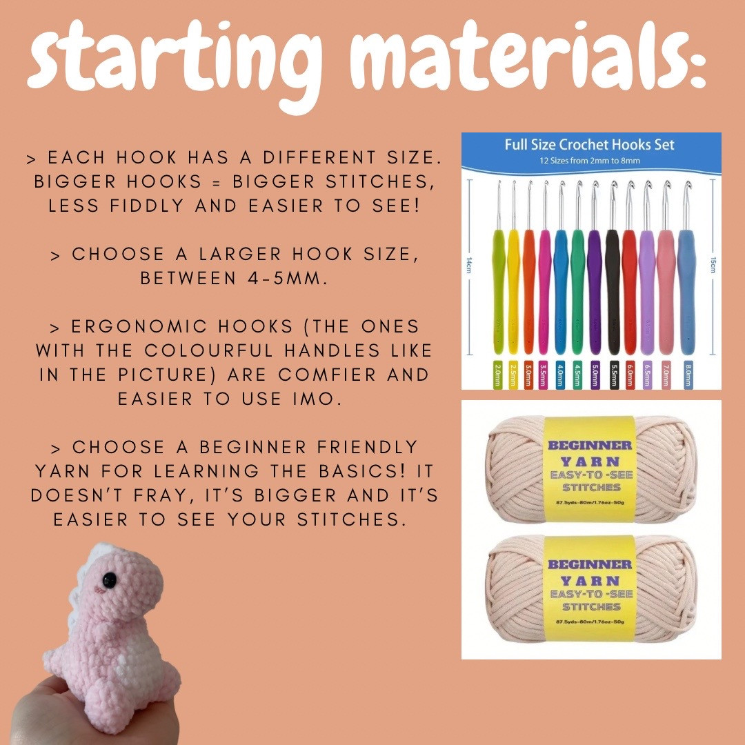 Beginner Crochet Tips: Essential Guide to Materials, Basic Stitches, and Magic Circle Tutorial for Amigurumi