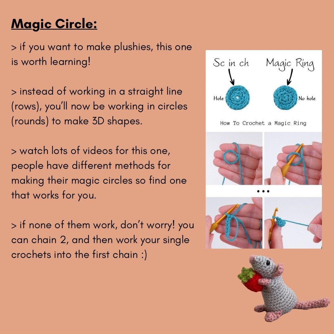 Beginner Crochet Tips: Essential Guide to Materials, Basic Stitches, and Magic Circle Tutorial for Amigurumi