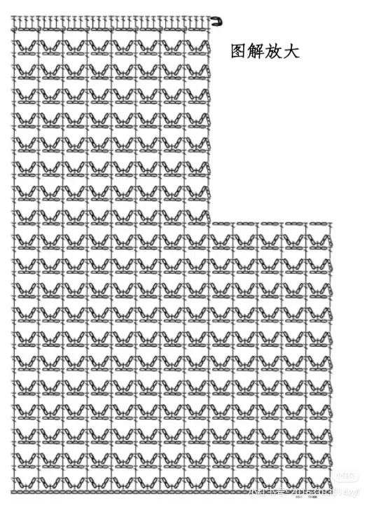 Beige Crochet Sequin Halter Top Chart with Lace Hem and Detailed Stitch Guide