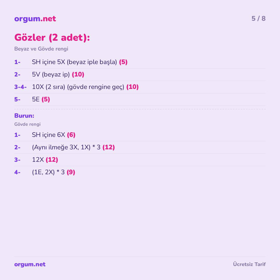 Bellota Amigurumi: Hướng dẫn móc con khỉ treo trang trí bằng len cotton màu be, mắt trắng mũi nâu