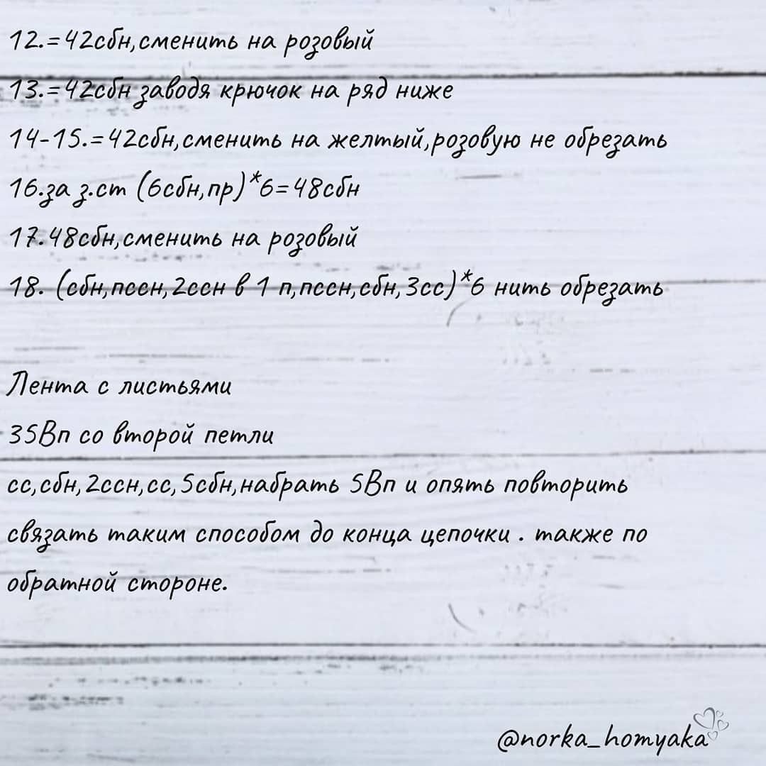 Бесплатное описание амигуруми кролик в корзинке с цветами