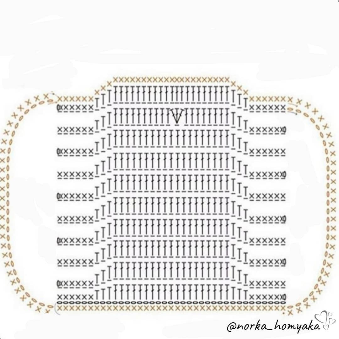 Бесплатное описание вязания крючком маски, схема для розовой и голубой масок