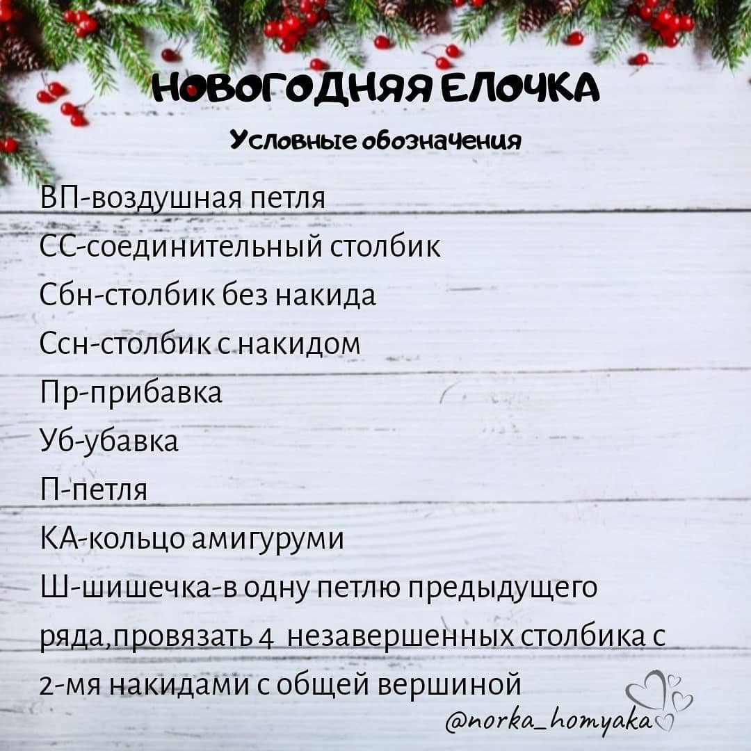 Бесплатное описание вязания новогодней елочки крючком