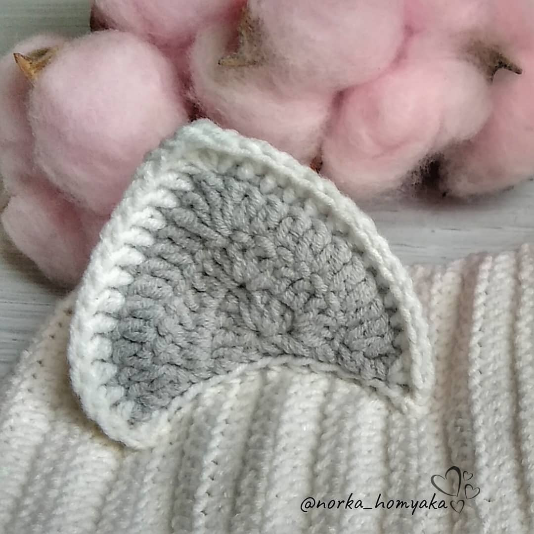 Бесплатное описание вязания повязки Киска с ушками: мастер-класс и схема