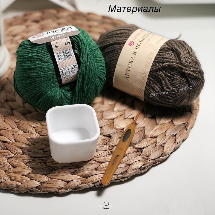 Бесплатный мастер-класс по вязанию крючком кактуса с пошаговыми схемами и описанием на русском языке