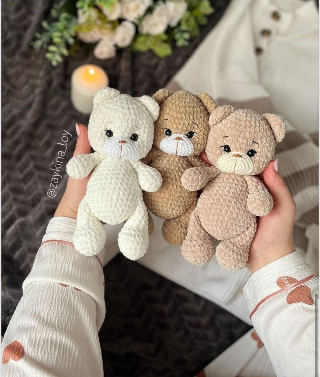 Бесплатный мастер-класс по вязанию крючком медвежонка: материалы и схема