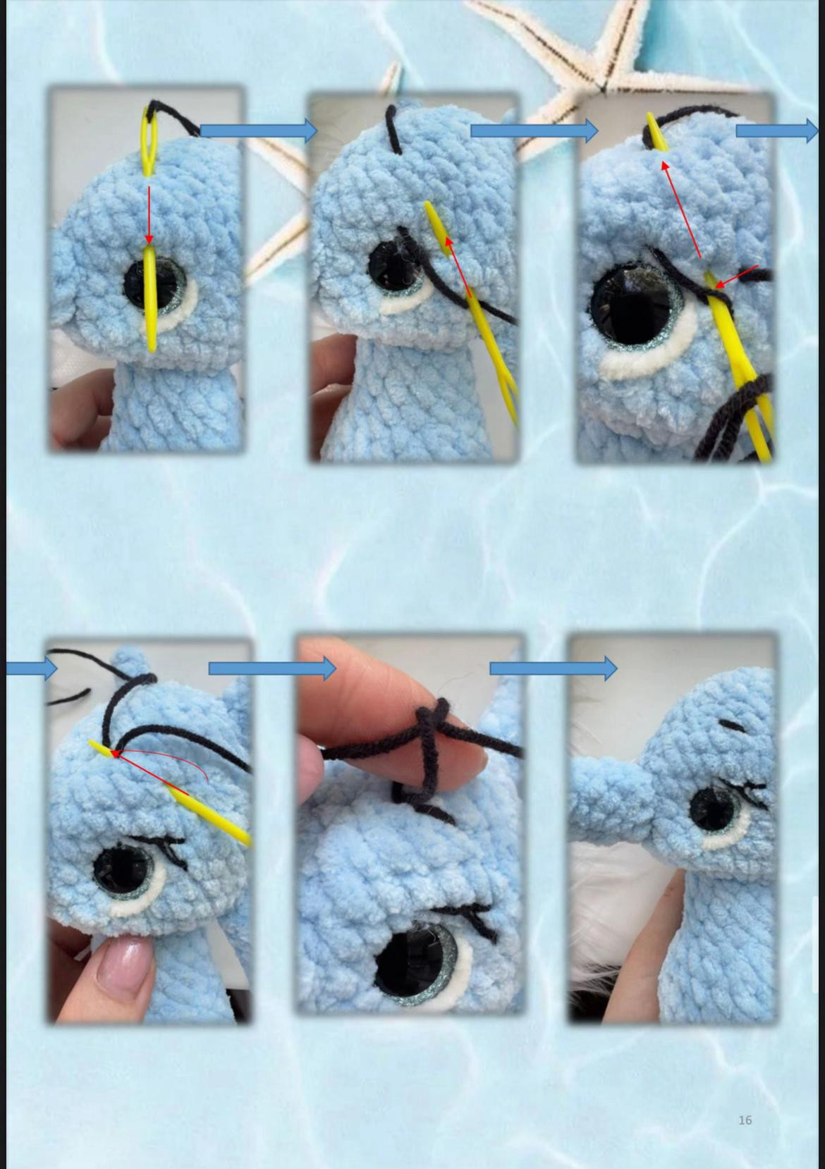 Бесплатный мастер-класс по вязанию крючком пони 'Конёчек' из плюшевой пряжи