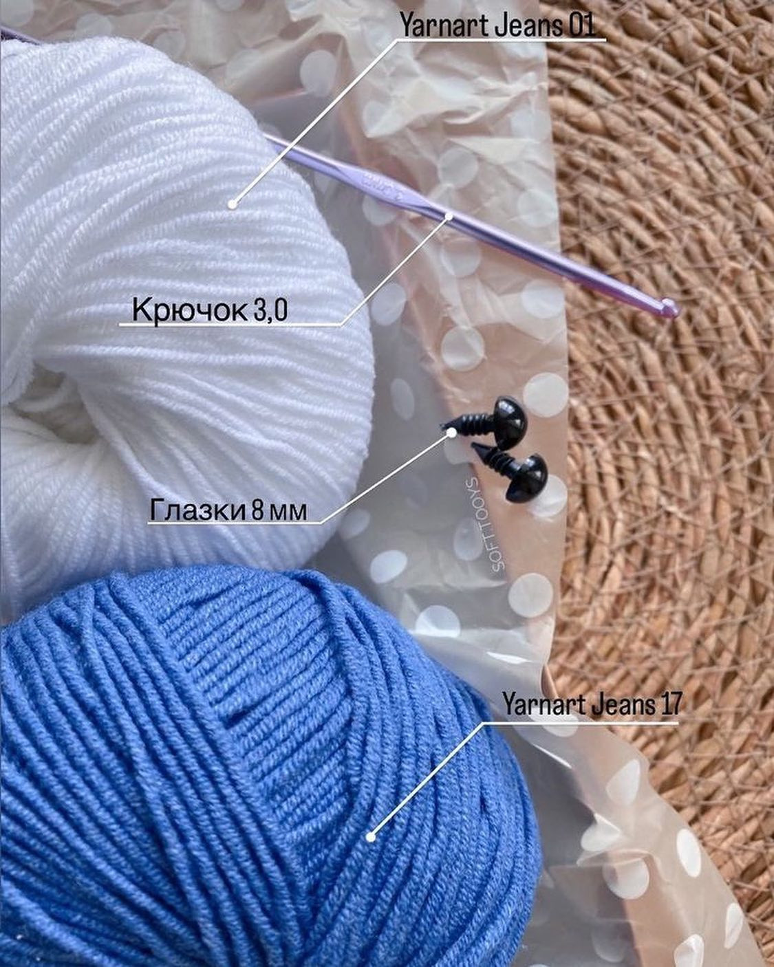 Бесплатный МК по вязанию амигуруми Китенок, схема тела, плавников и хвоста