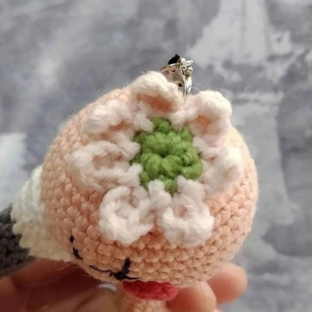 Бесплатный МК: Вязаный розовый фламинго (Amigurumi)