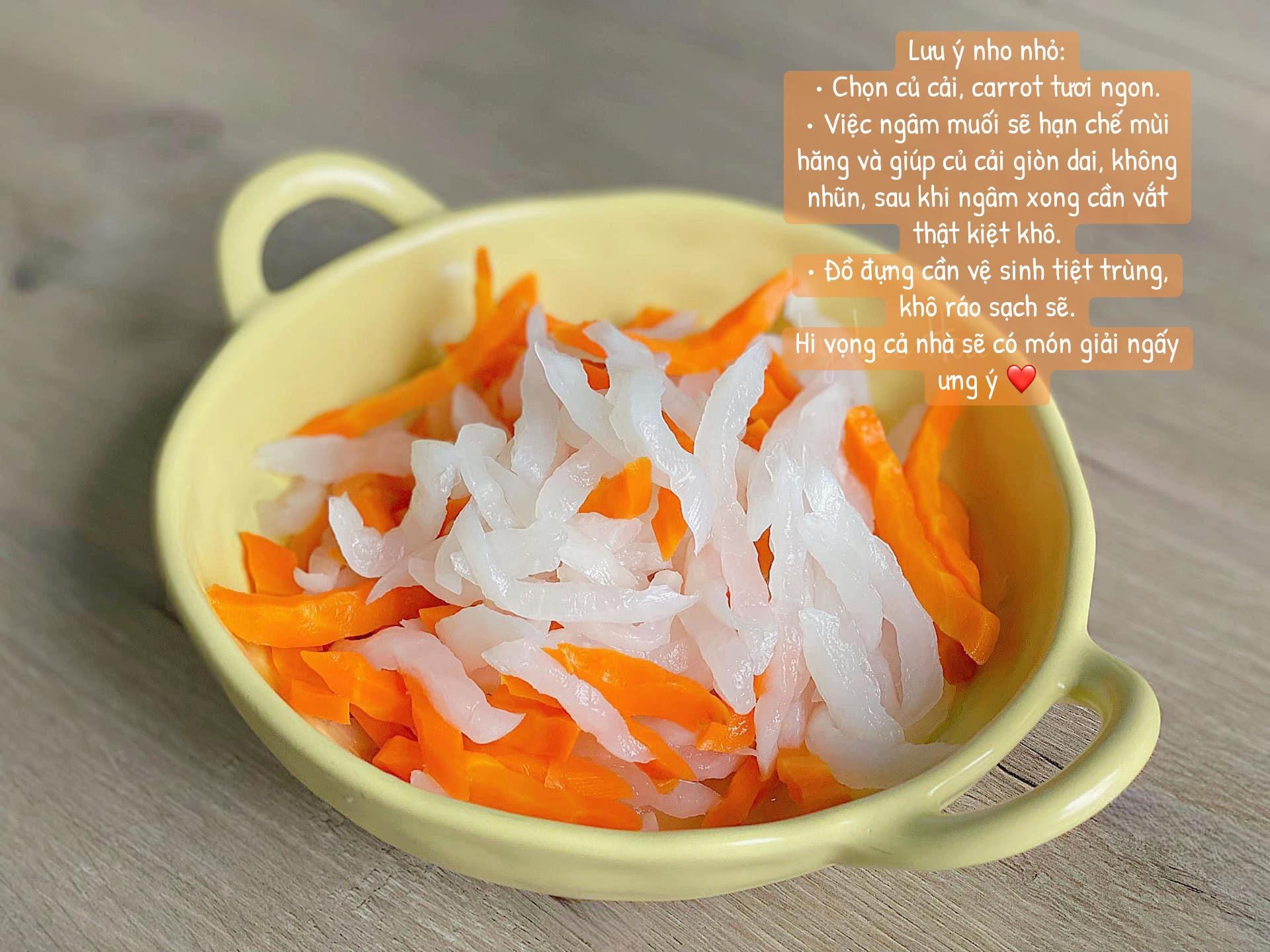 Bí Kíp Đơn Giản Để Củ Cải Chua Trong Véo Giòn Sần Sật