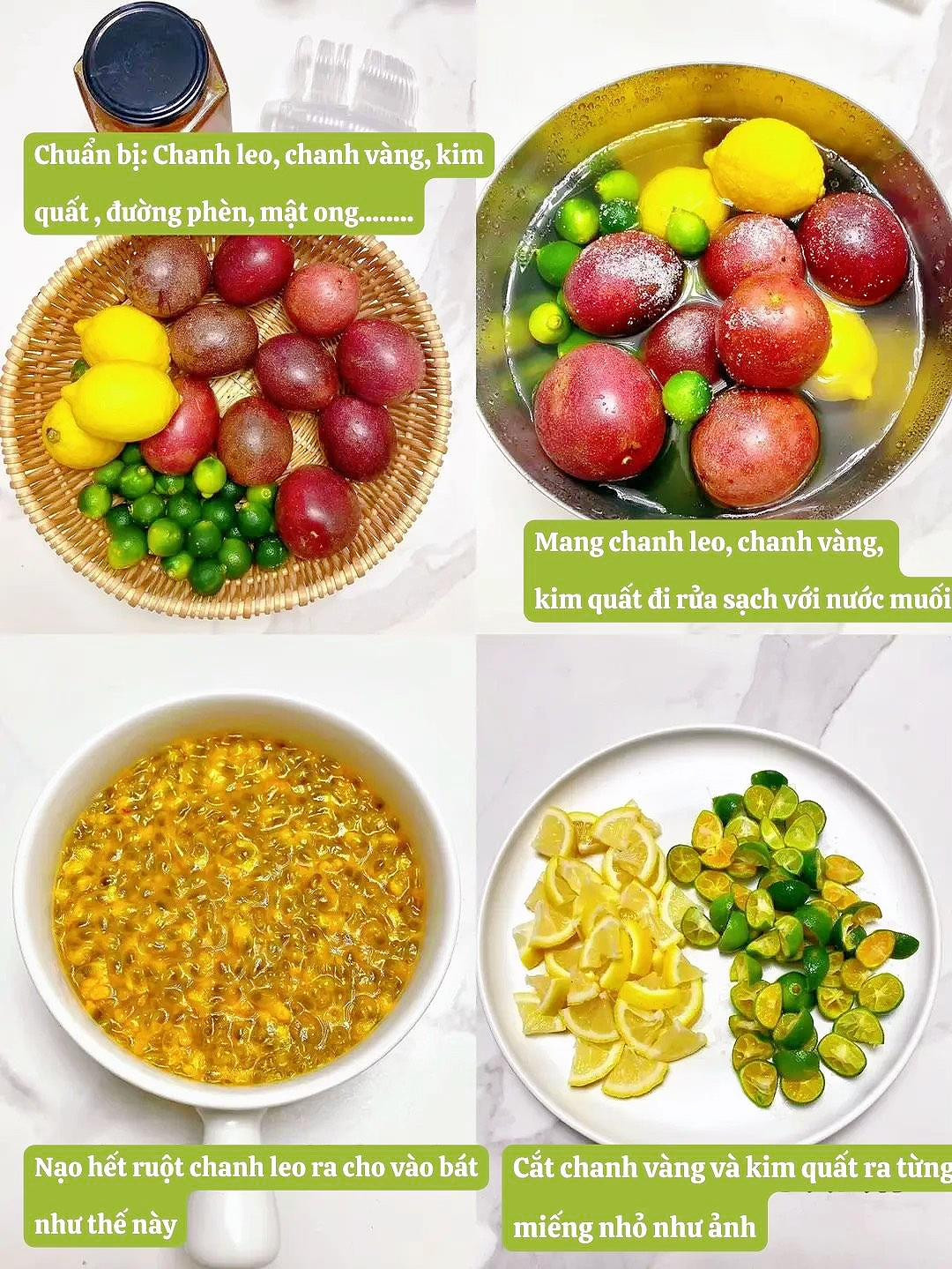 Bí kíp làm trà sữa chanh leo và kim quất giúp trắng da, cai nghiện trà sữa