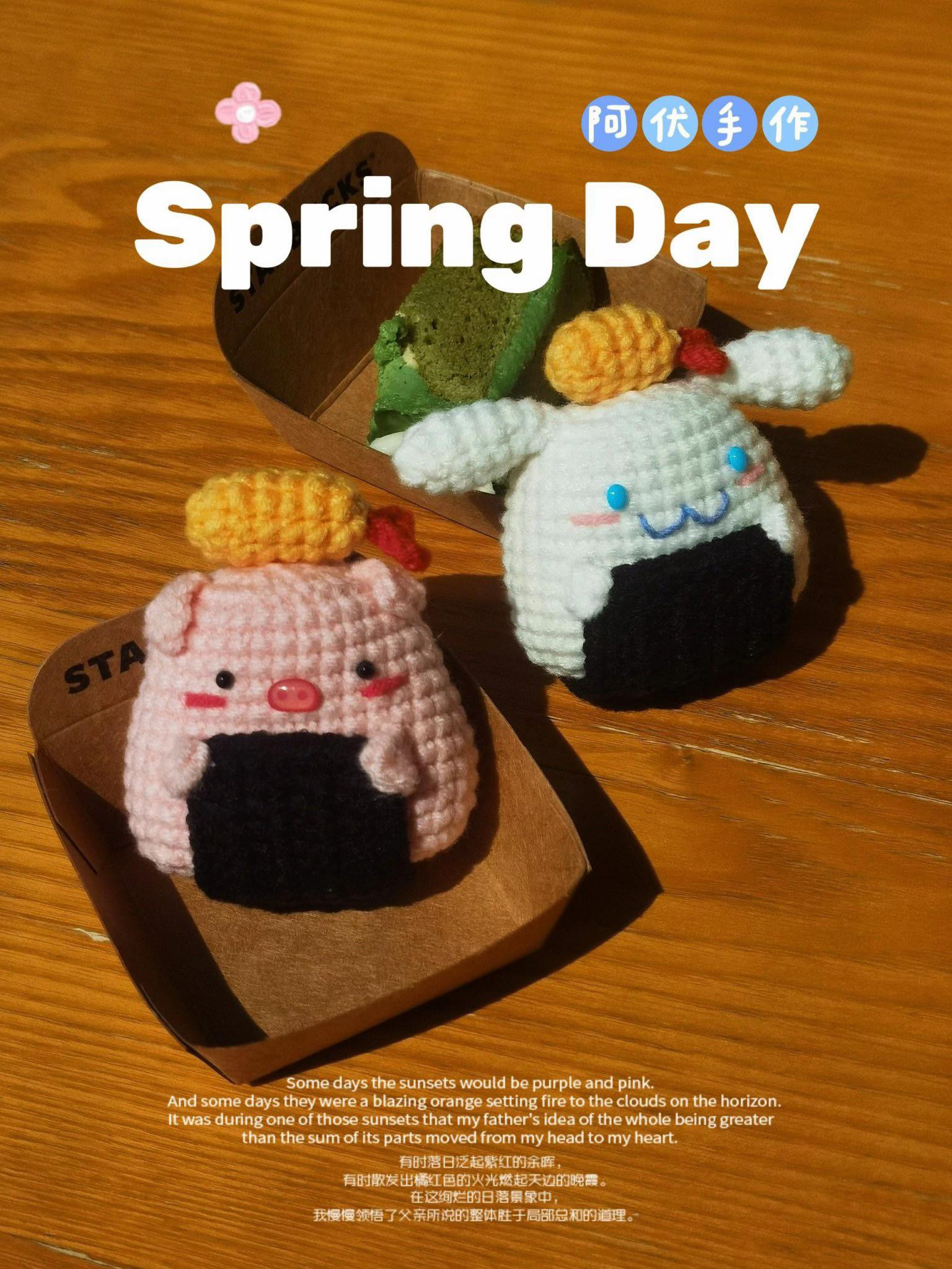 Biệt Đội Cơm Nắm - Hướng dẫn móc len chi tiết