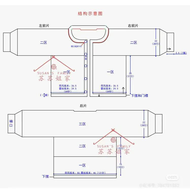 Blue Orchid Short Sleeve Cardigan Crochet Pattern and Chart