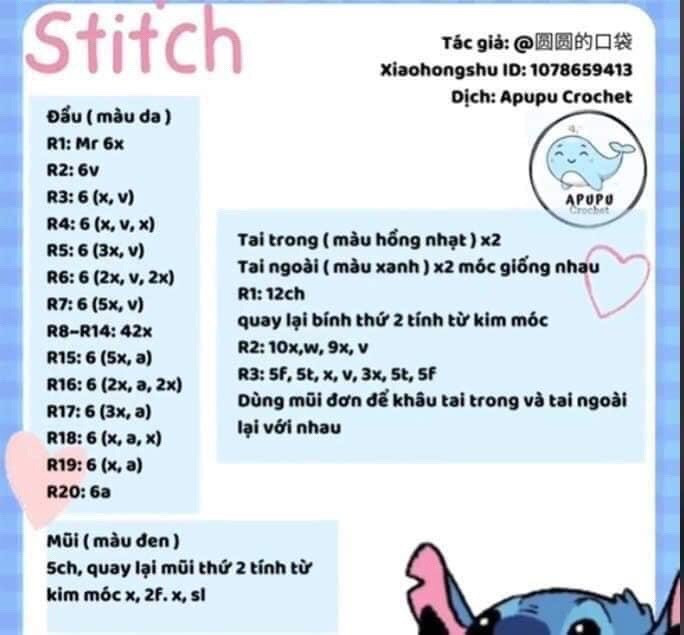 Bộ sưu tập chart móc len búp bê hoa hướng dương, cà rốt và cừu