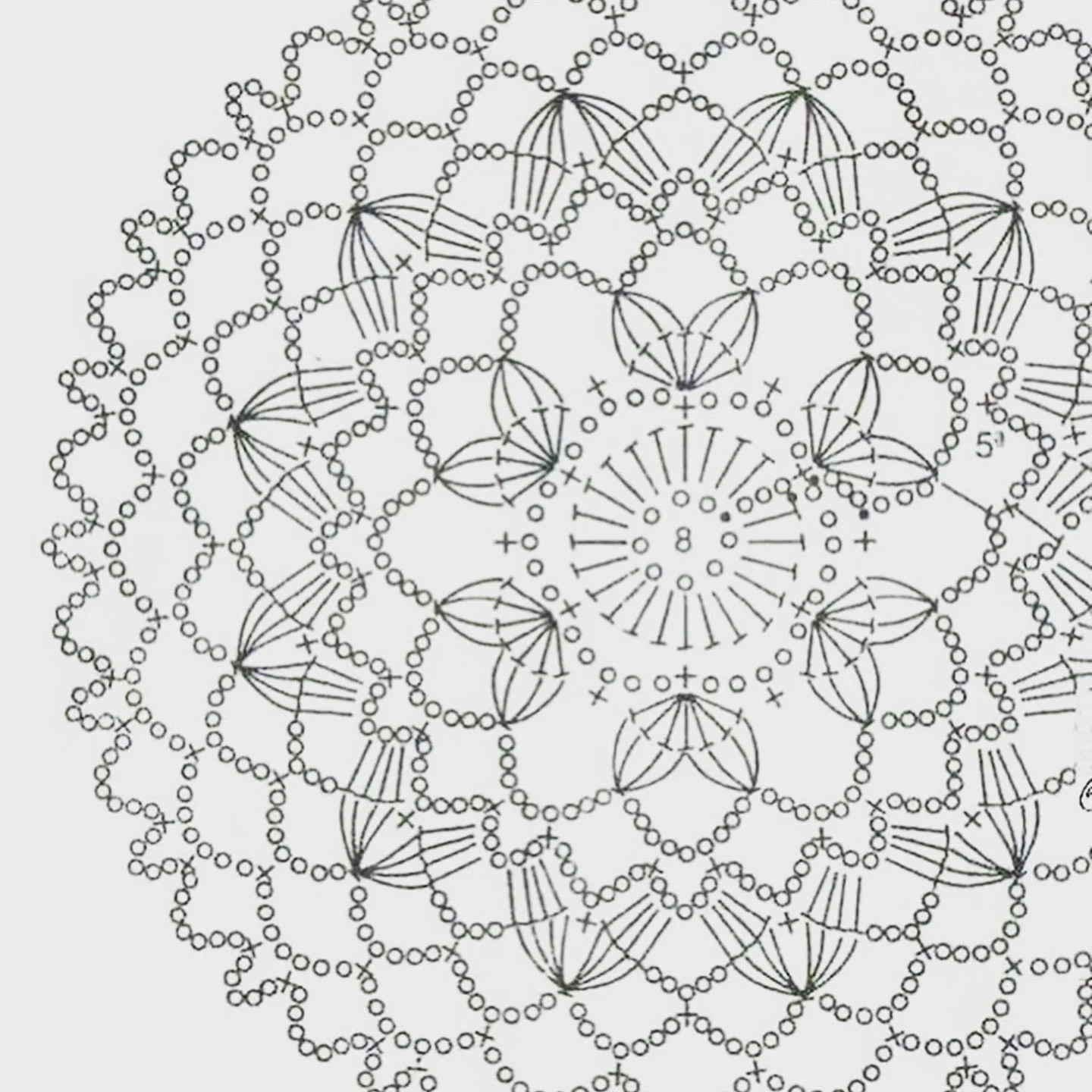 Bộ sưu tập mẫu móc len hoa văn tinh xảo và cây thông Noel đa dạng màu sắc