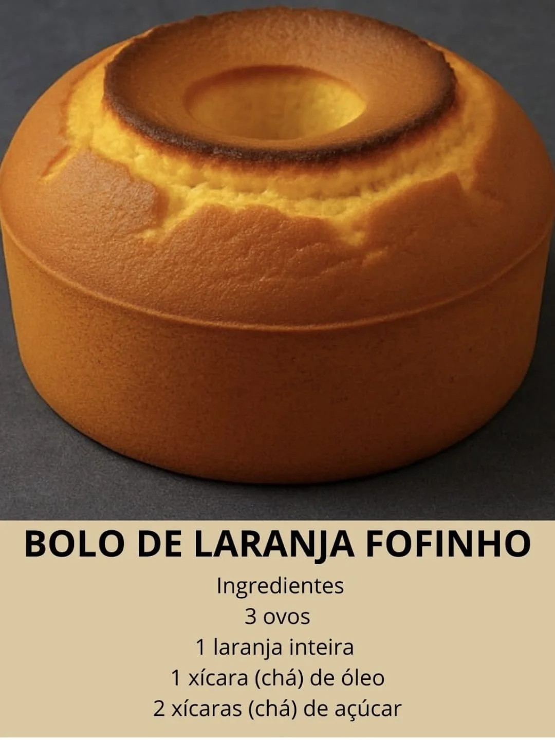 Bolo de Laranja Fofinho: Receita Super Aromática e Fácil com Ingredientes Simples