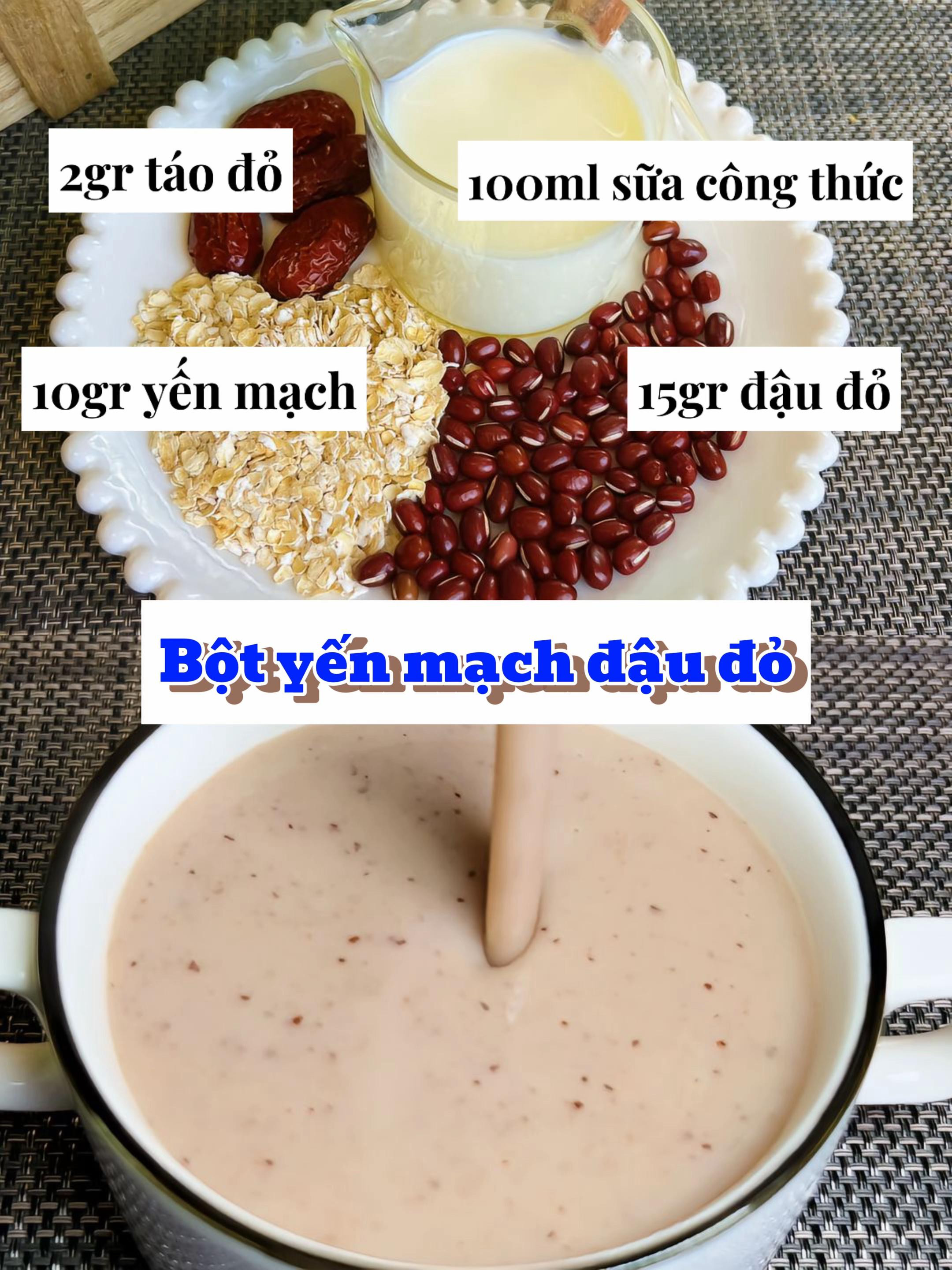 Bột cháo dinh dưỡng thơm bổ dễ nuốt cho bé từ 6 tháng tuổi với các nguyên liệu tự nhiên
