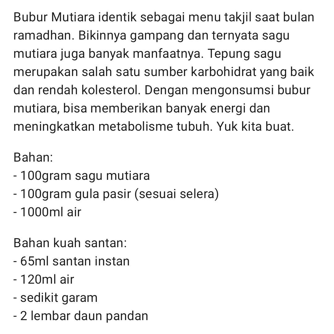 Bubur Sagu Mutiara: Món tráng miệng truyền thống Indonesia với hạt sago đỏ và nước cốt dừa thơm ngon