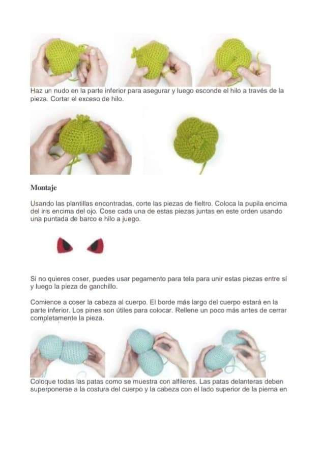 Bulbasaur Amigurumi Pokemon PDF Patrón Gratis