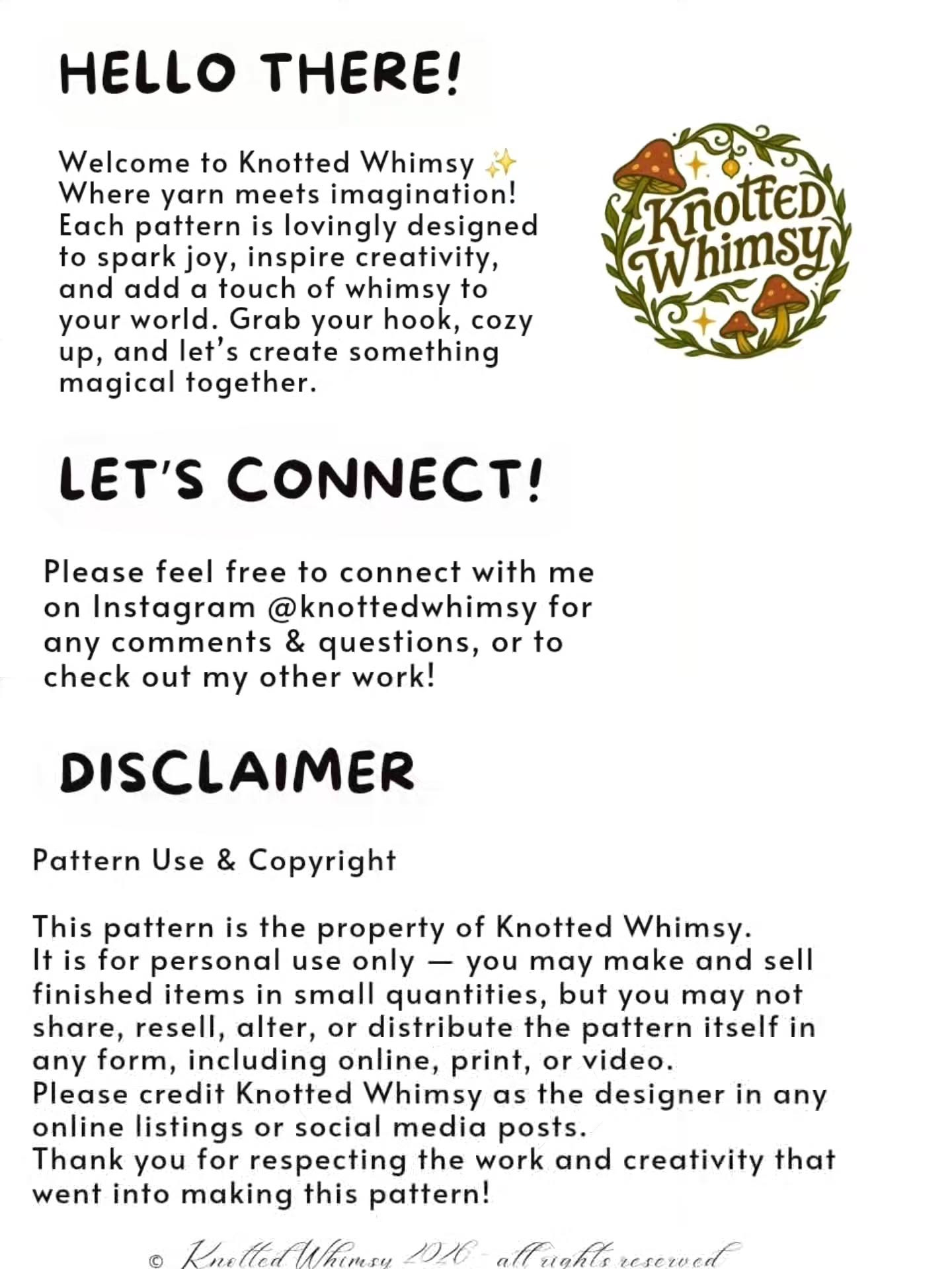 Bumble the Bee Amigurumi Crochet Pattern by Knotted Whimsy