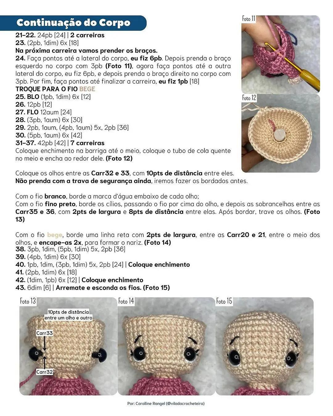 Búp bê móc len Luna Lovegood Harry Potter - Hướng dẫn chi tiết