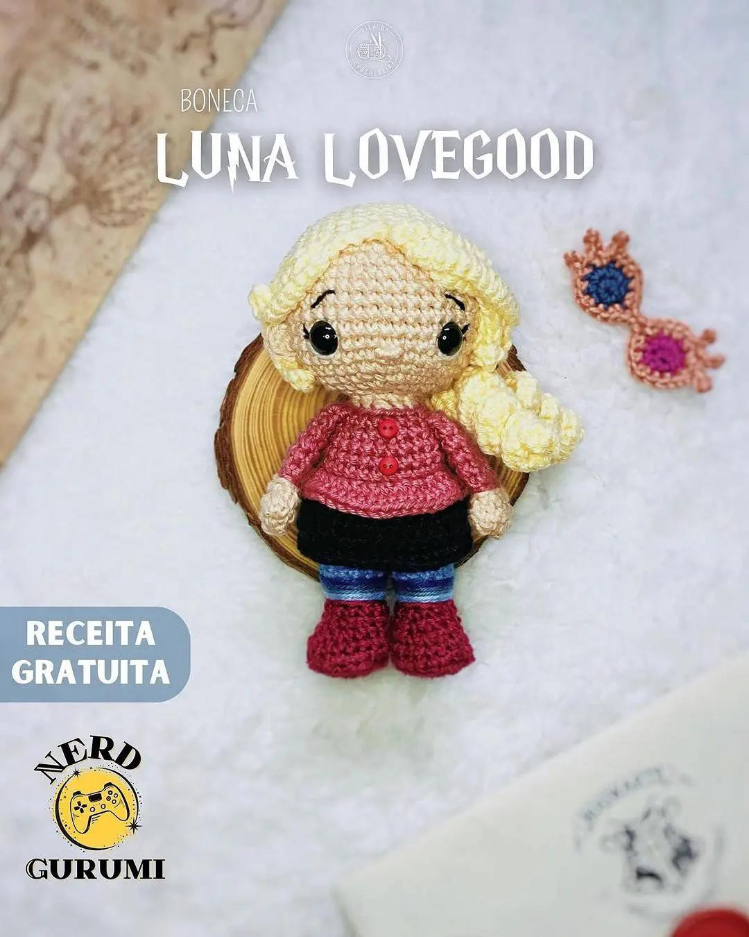 Búp bê móc len Luna Lovegood Harry Potter - Hướng dẫn chi tiết