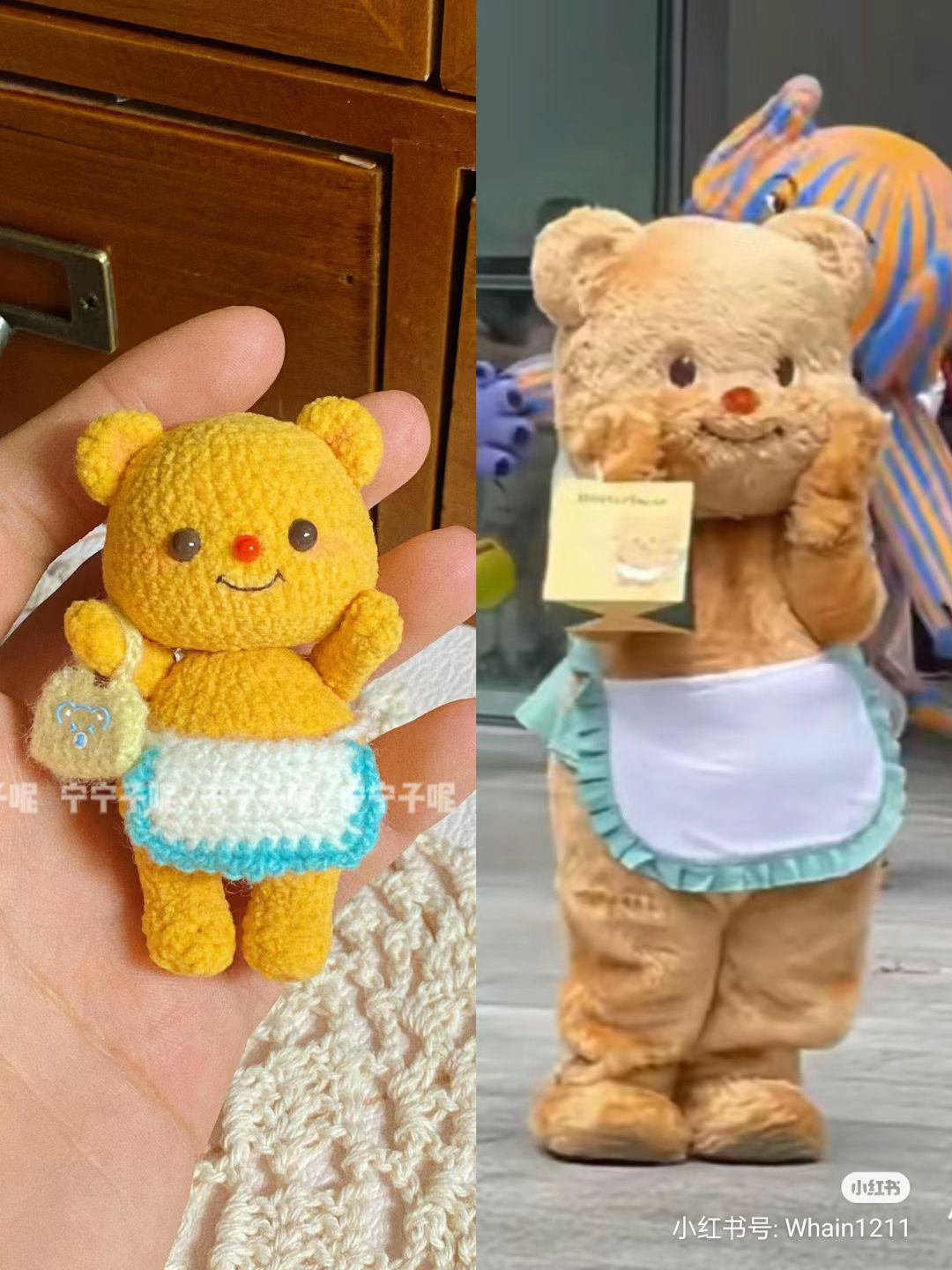 Butter Bear Crochet Pattern Diagram