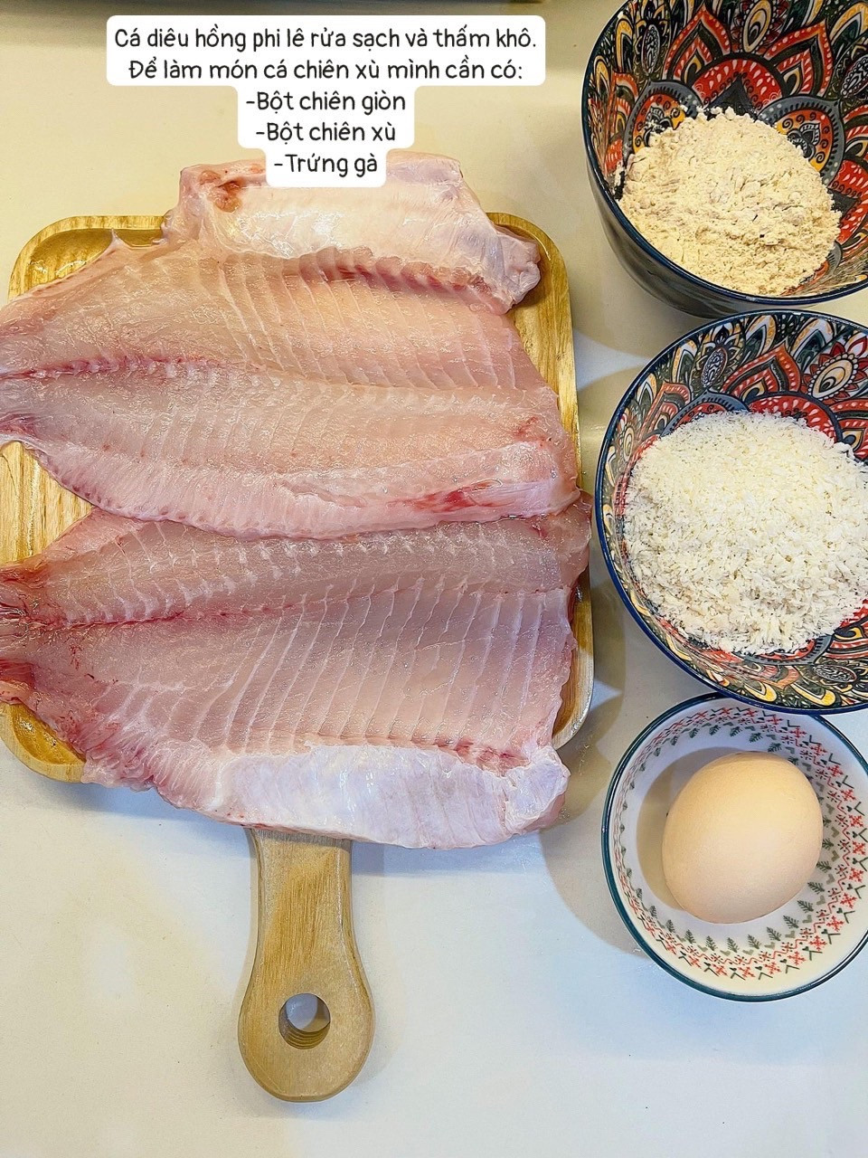 Cá chiên xù giòn rụm thơm ngon