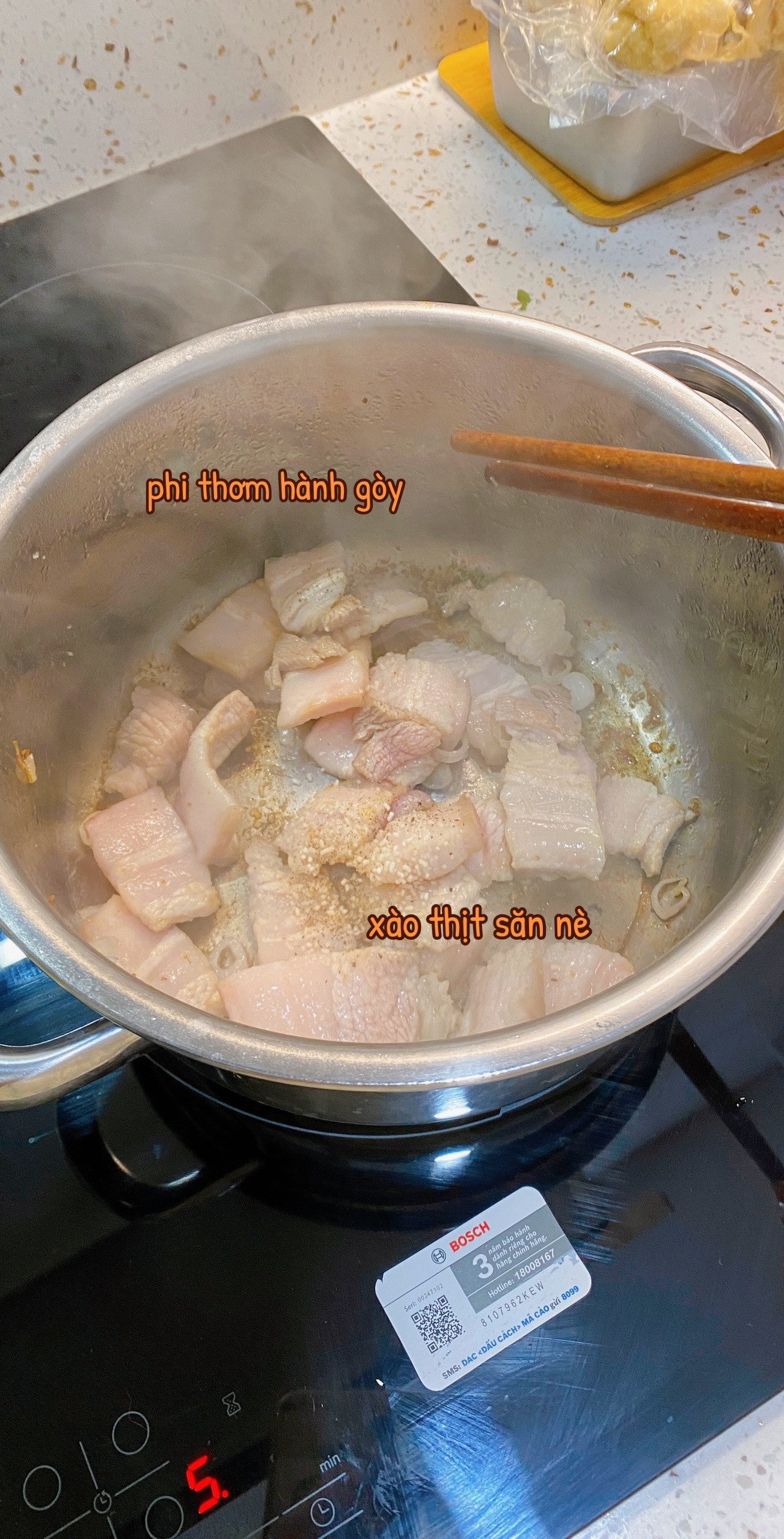 Cà tím bung đậu thịt