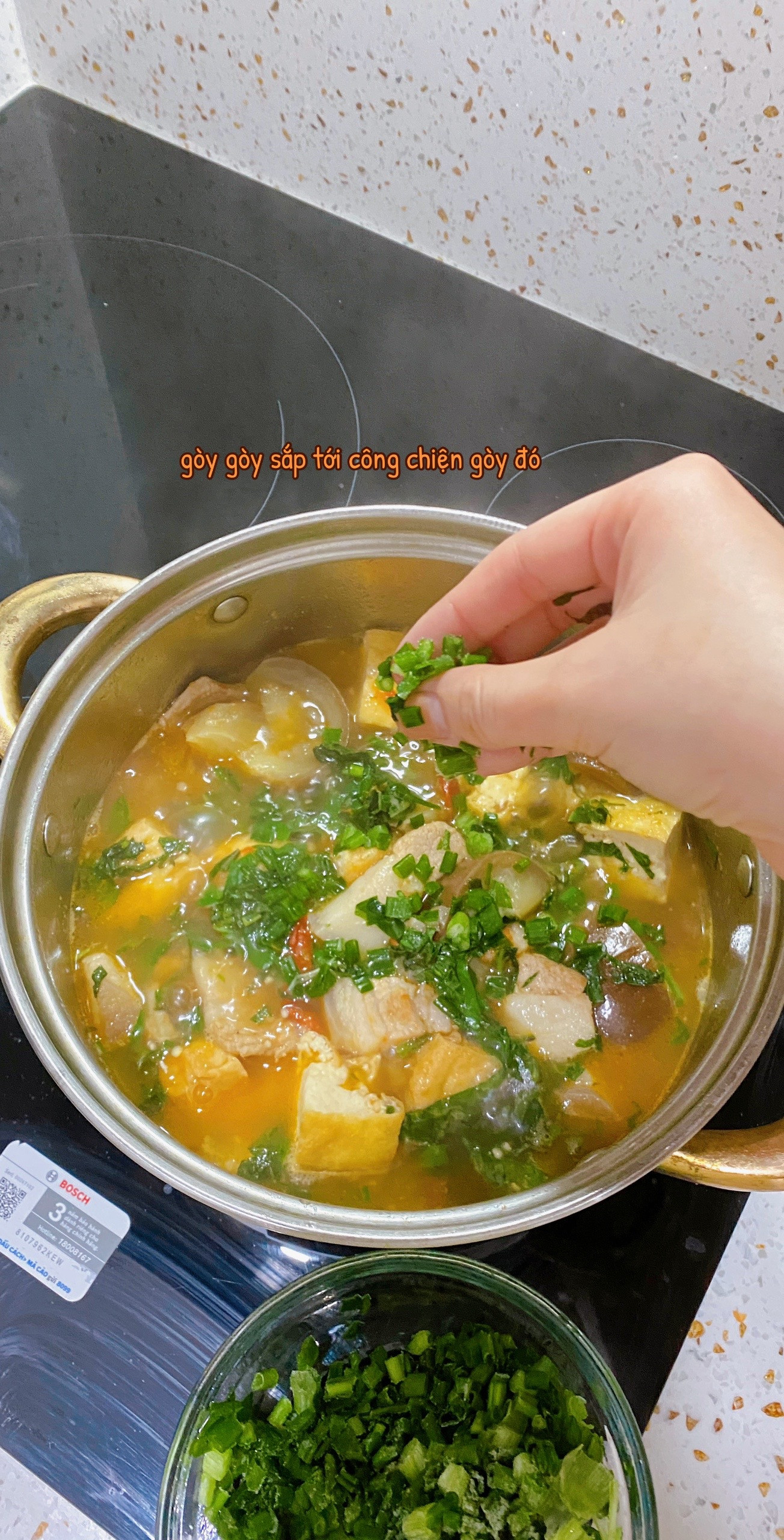 Cà tím bung đậu thịt