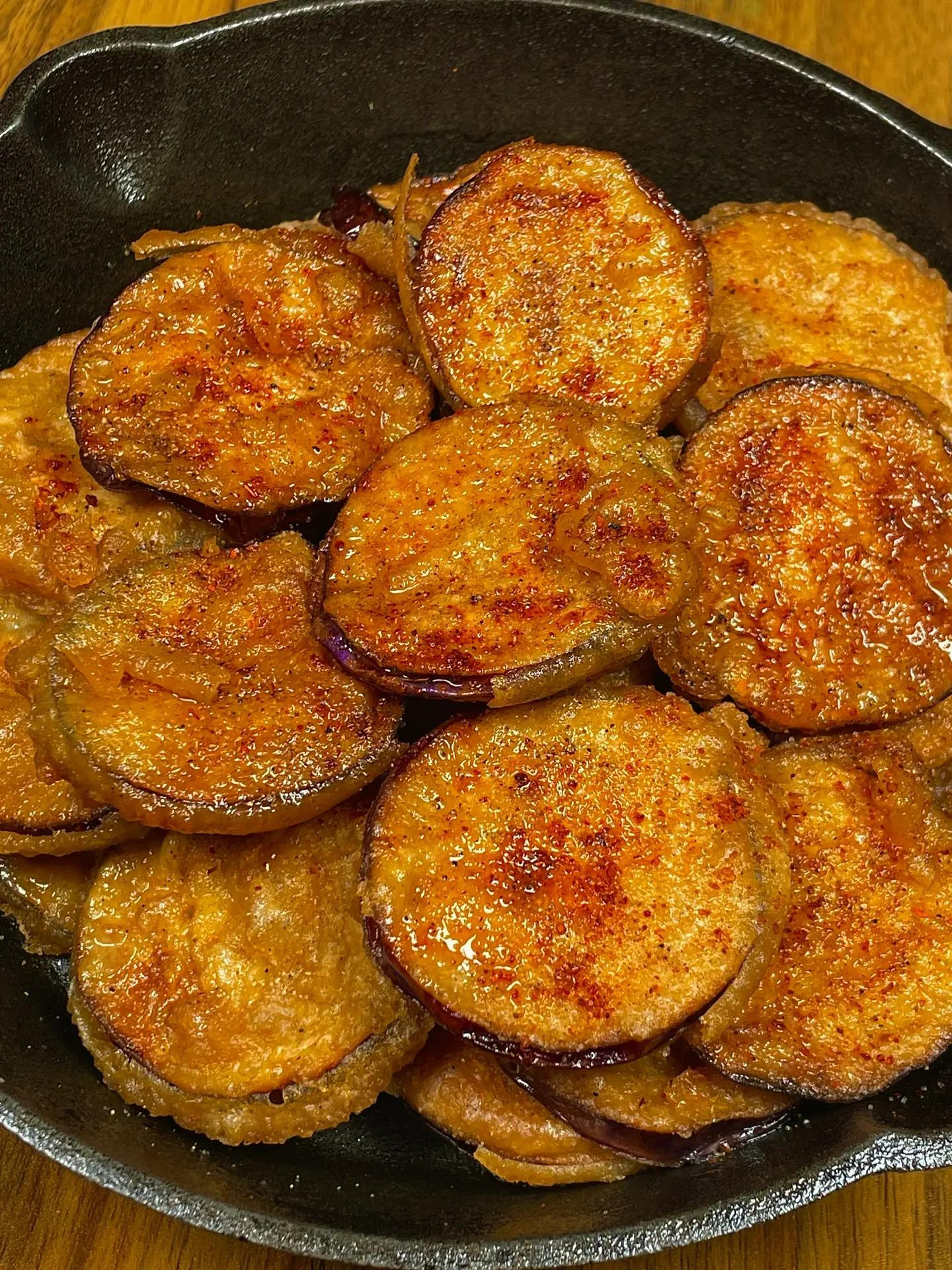 Cà tím chiên giòn vàng ruộm, cách làm món ăn vặt ngon tuyệt vời